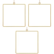  Set of 3 Wreath Wire Frame Delicate Flower DIY Hoop Craft Wreaths Decorate
