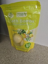 NEW Personal Care Bath Bombs 3 Lemoncello Bombs with Skin Hydration
