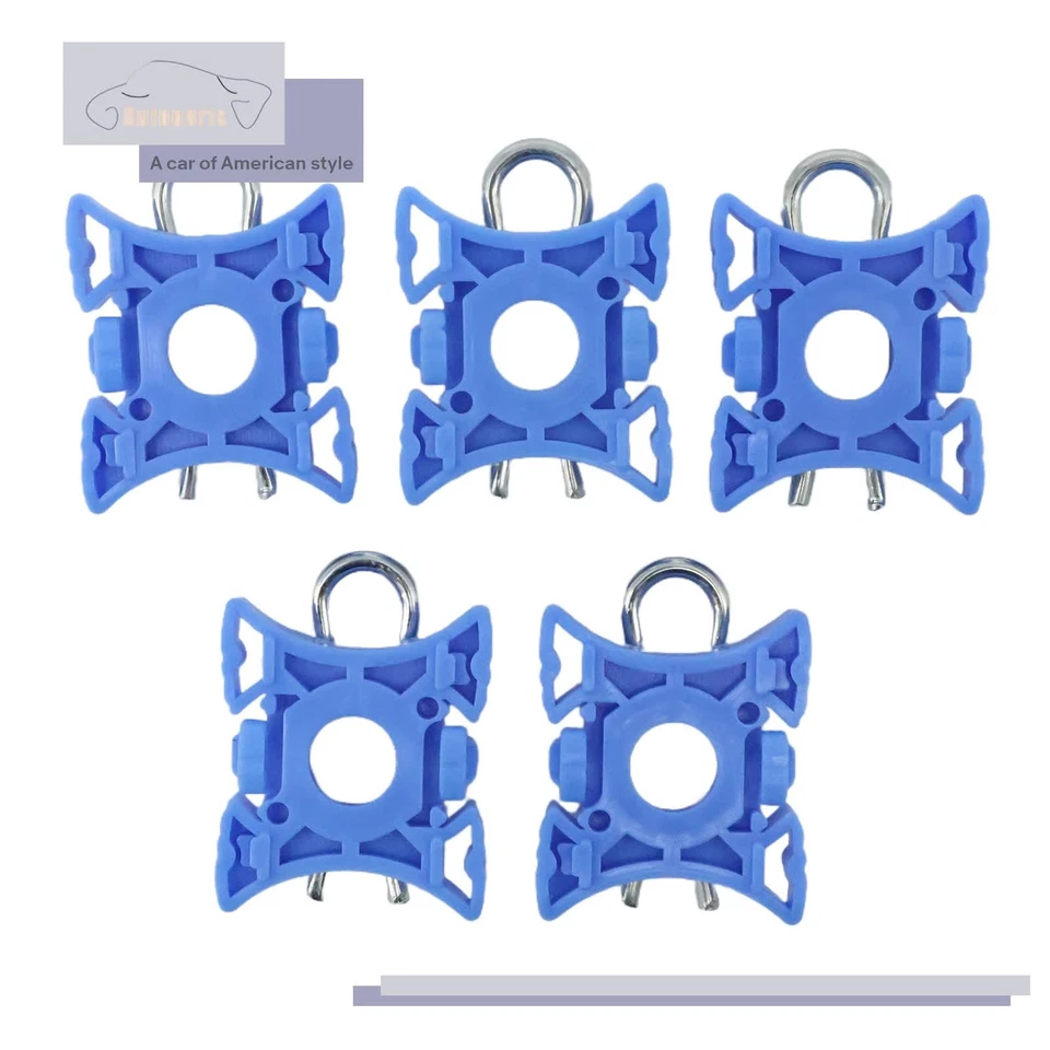 NUEVO 5 piezas clips de pivote deslizantes regulador de ventana para BMW 318i 318is 325 51321938884 Foto 2 de 4