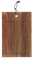 Ib Laursen - Schneidebrett Mit Rillen (17000-00) 25X38Cm Holz Brett Schneidbrett