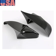 For Honda Civic 10th 2016-2021 Carbon Fiber Look Rear View Mirror Cover Cap