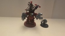 Warhammer 40k orks big mek In Mega Armour W/ Kustom Force Field  Grot Oiler Ork