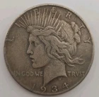 1934-S Peace Dollar $1 - San Francisco Mint