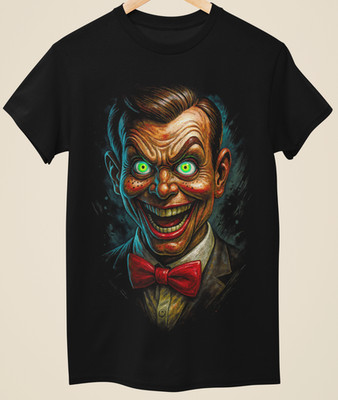 Inspired by Goosebumps - Slappy the Dummy Dark Art Unisex T-Shirt schwarz (H0-029)