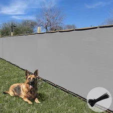Sunrise 6' x 50' Privacy Fence Screen with Grommets, Outdoor Windscreen Fence...