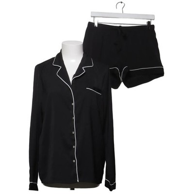 Anna Field, Pyjama, Größe: M, Amanda Ls, Polyester, Schwarz, Einfarbig #N1R