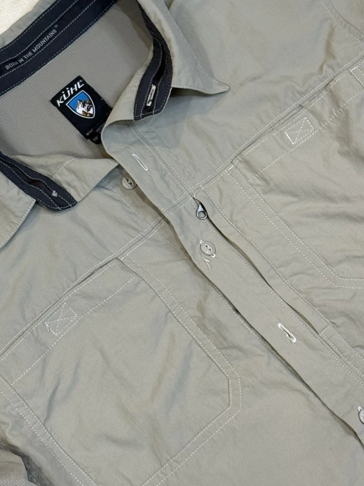 Kuhl Men's Lightweight Long Sleeve Breathable Button Down Shirt Size Medium - Image 3 of 4