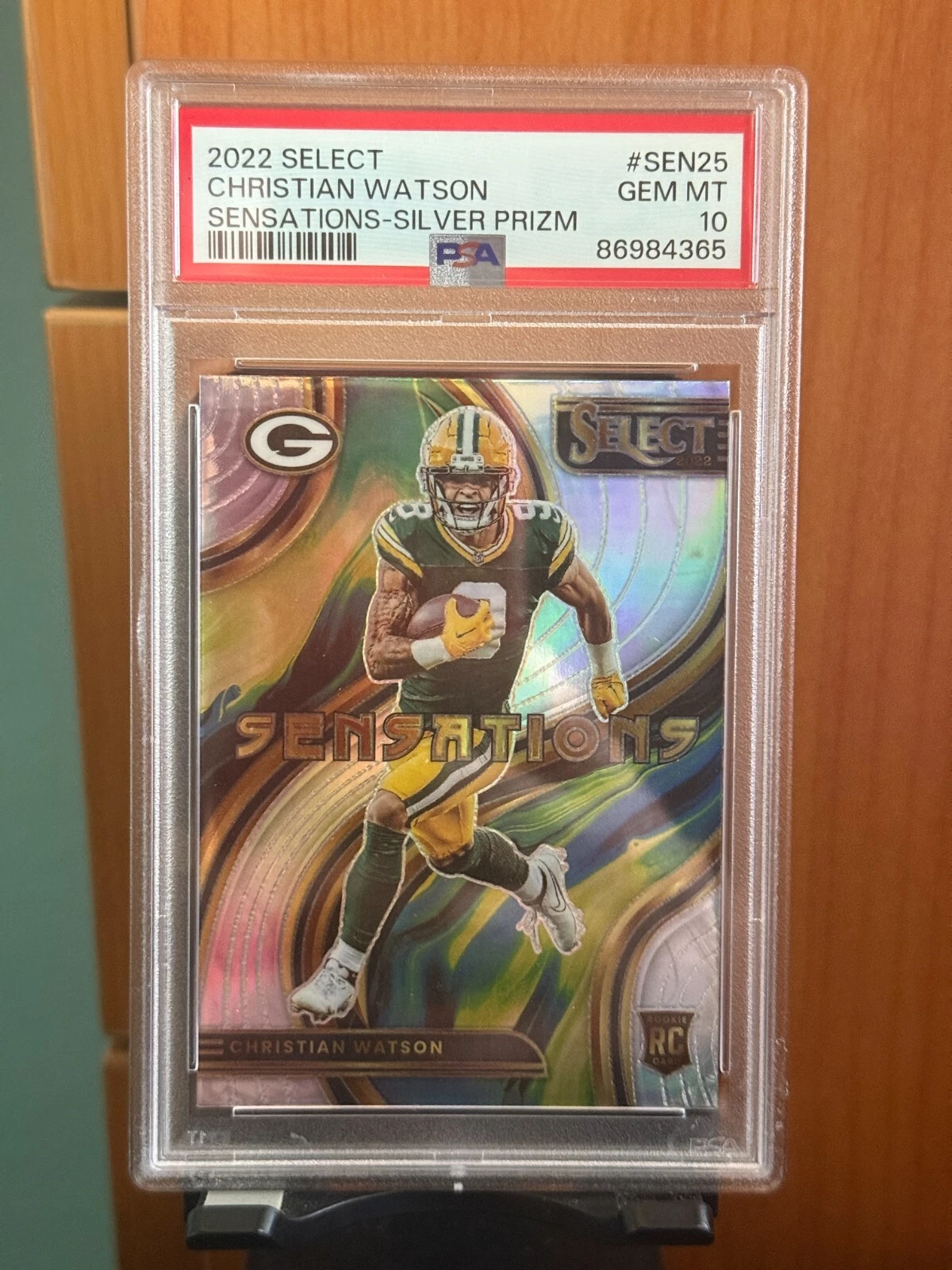 Christian Watson Panini Select Sensations #SEN25 Silver Prizm