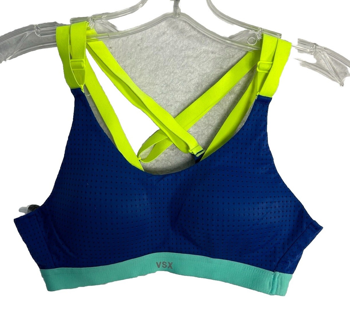 Victoria's Secret VSX Sport Blue Strappy Racerback Sports Victoria's Secret VSX Sport Blue Strappy Racerback Sports