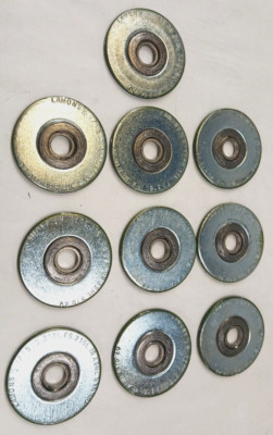 LAMONS SPIRAL WOUND METAL GASKET LOT OF 10 1/2 9/1500 316L FG 316L ASME B16.20