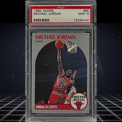 PSA 9 - Michael Jordan - 1990 Hoops 65