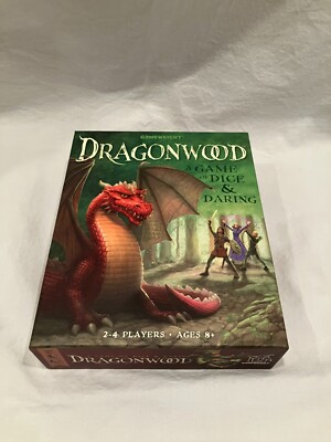 Dragonwood Game COMPLETE Dice & Daring Cards Instructions Box 8+ 2-4 Player