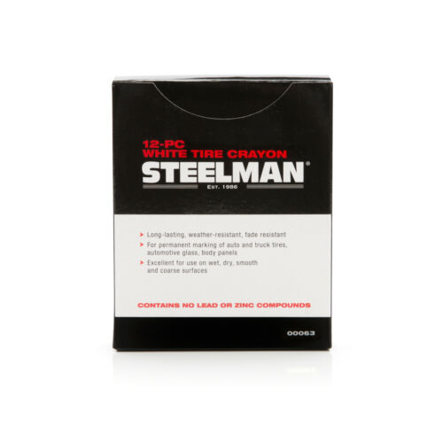 Steelman White Tire Marking Crayons, Box of 12 00063 - Bild 4 von 4
