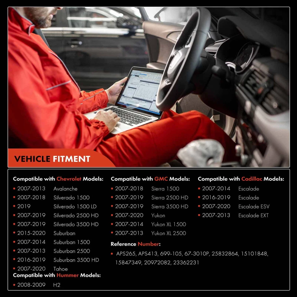 Sensor de posición del pedal del acelerador para Cadillac Escalade ESV GMC Sierra 3500 HD Foto 2 de 4