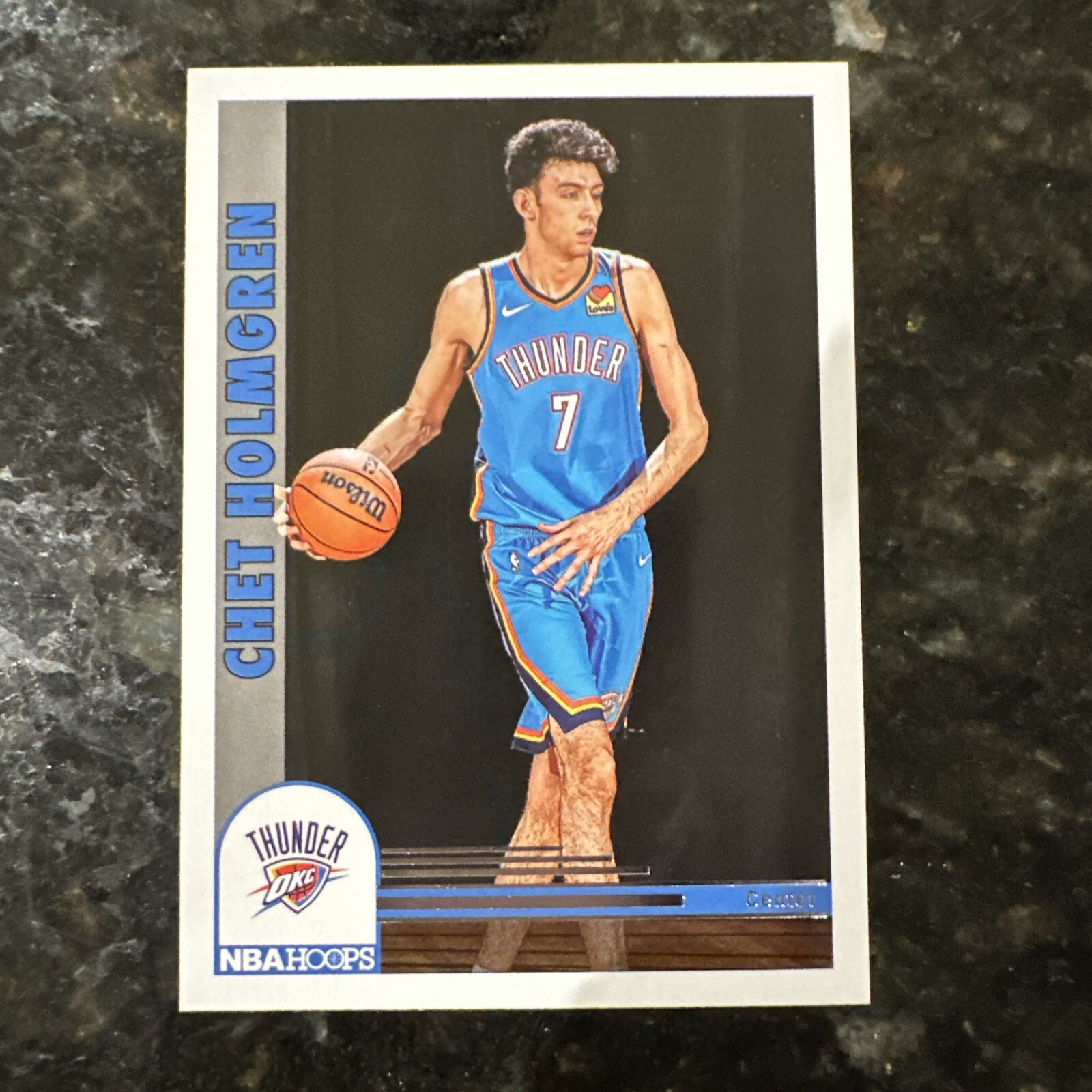 (A43) 2022-23 Panini NBA Hoops Chet Holmgren Tribute Rookie RC #282 OKC Thunder