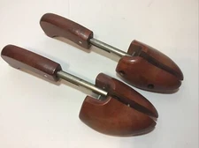 MOHAWK 53N Wooden Shoe Keepers Rochester Shoe Tree Co Vtg USA split toe