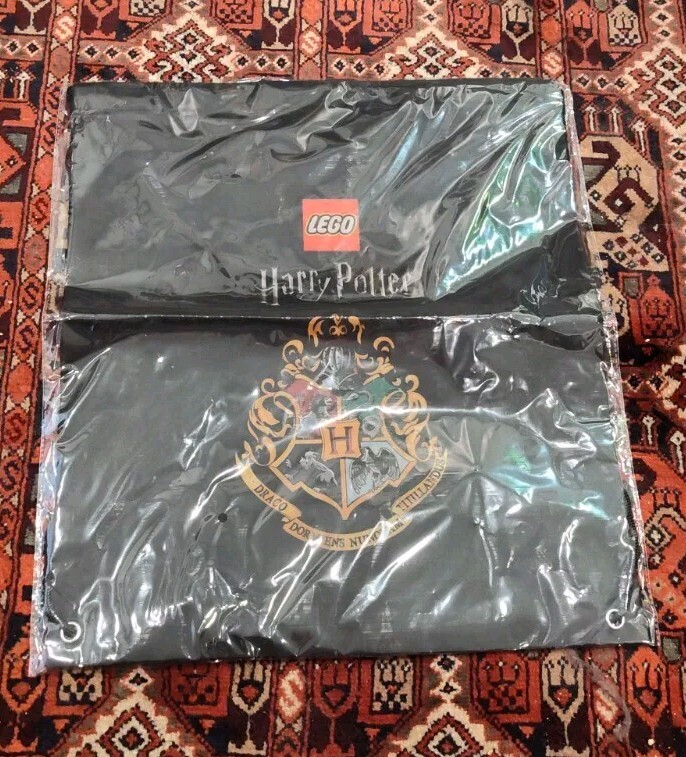 Brand New Sealed Lego Harry Potter Drawstring Bag Black Draco Target Promo Rare