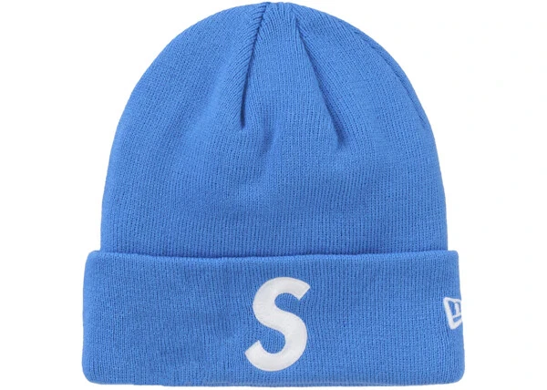 Taille OS   Bonnet Supreme New Era S Logo (FW24) Bleu Beanie (FW24) Bleu 