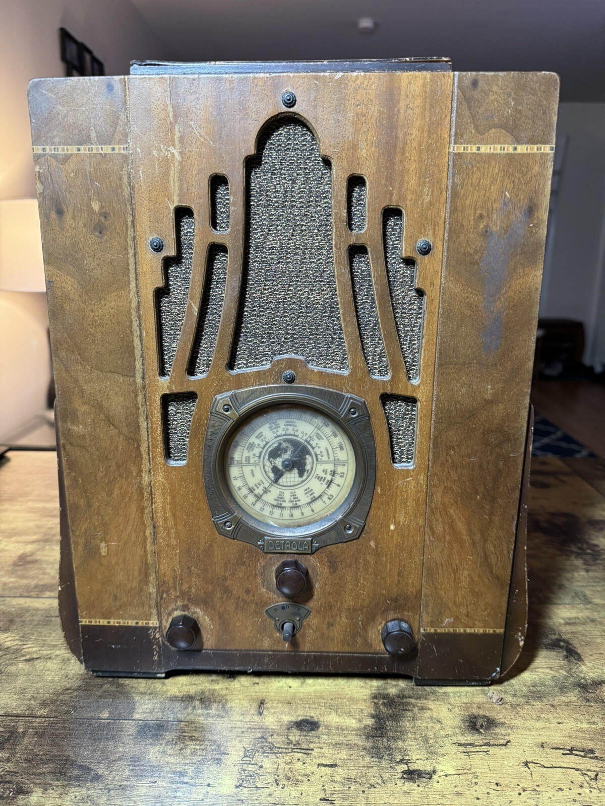 Detrola Cathedral Tube Radio No Power eBay