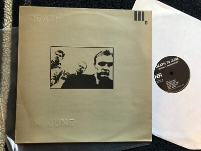 Death In June Lesson 1: Misanthropy Vinyl LP goth neo folk