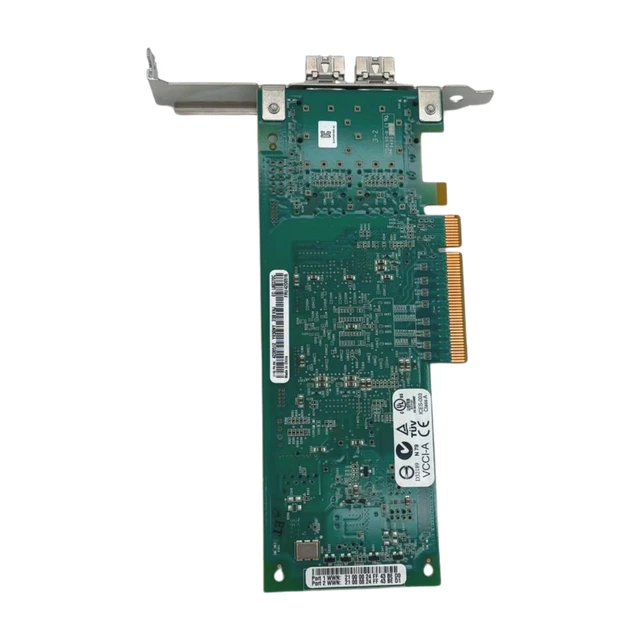 IBM 42D0516 QLogic QLE2562 PCIe 2.0 x8 Dual Port SFP+ FC Network Adapter w60 - Image 2 of 3