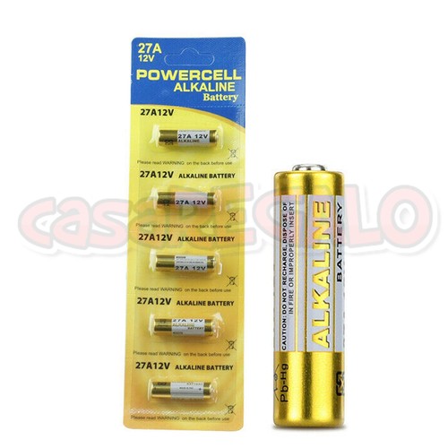 5x 27A 12V MN27 LR27 A27 L828 V27GA Alkaline Battery Garage Car Remote Alarm - Picture 7 of 8