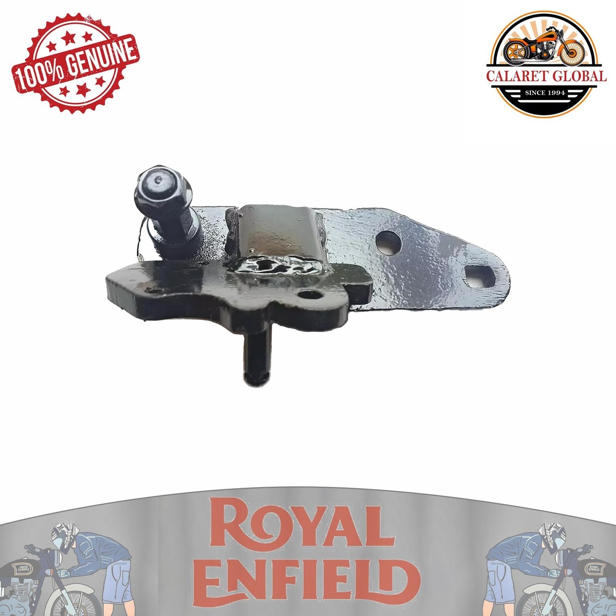 SIDE STAND MOUNTING BRACKET BLACK FOR ROYAL ENFIELD BULLET 350