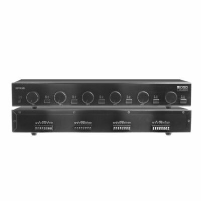6x Zone 2x Source 300W Speaker Selector w/ Volume Control Brushed Finish SSVC6