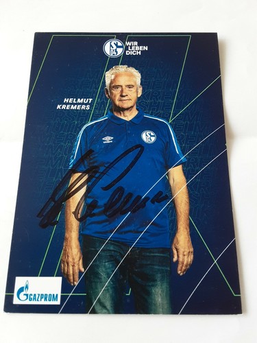 Signierte AK Helmut Kremers FC Schalke 04 NEU