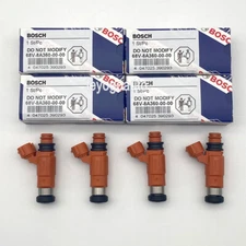 4Pcs 68V-8A360-00-00 Bosch Fuel Injectors CDH210 For Yamaha 115 HP Outboard NEW