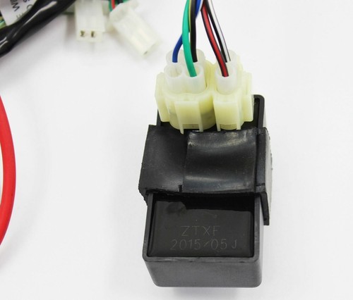 CHINESE GY6 150CC ATV QUAD WIRE HARNESS WIRING ASSEMBLY Wire Loom Harness CDI - Picture 11 of 12