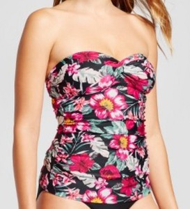 bandeau tankini swim top
