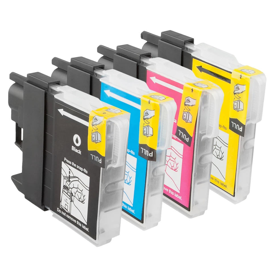 Patronen für Brother LC-980 DCP-145C 165C 167C 195C 375CW MFC-250C 255CW 290C - Bild 2 von 4