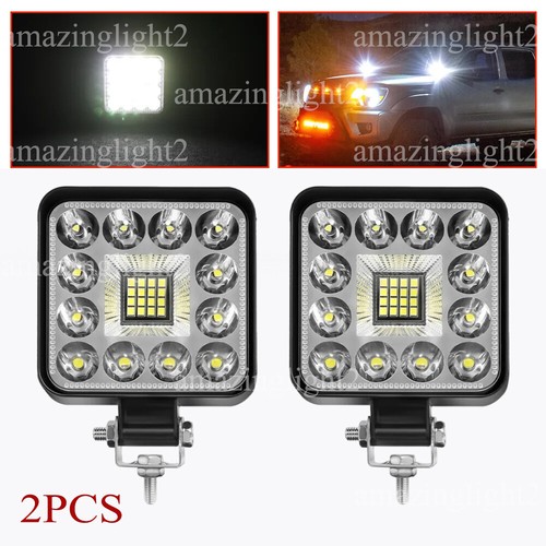 Pair 4" 3 5 inch LED Work Light Bar Spot Flood Pods OffRoad Driving Truck Fog US - Picture 33 of 46