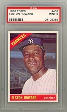 1966 Topps #405 Elston Howard PSA 9 MINT #09108359