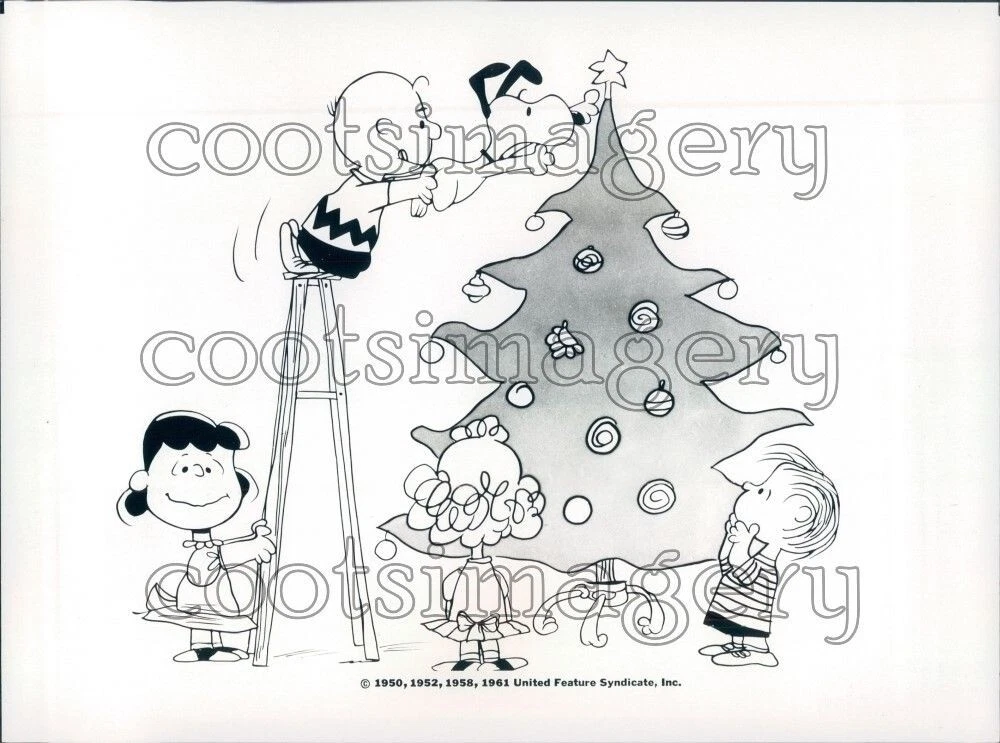 Charlie Brown Christmas Tree Coloring Pages