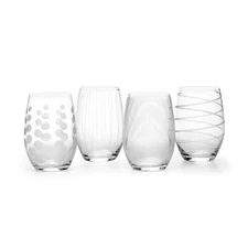 	Mikasa Cheers Stemless Wine Glass 17-Ounce Set of 4 Clear	