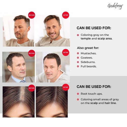 Godefroy Professional Hair Color Tint Kit, Medium Brown, 20 Applications - Picture 4 of 7