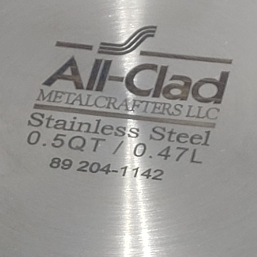 Mini cocotte de acero inoxidable All-Clad MetalCrafters 0,5 cuartos con tapa 89 204 - Imagen 9 de 11