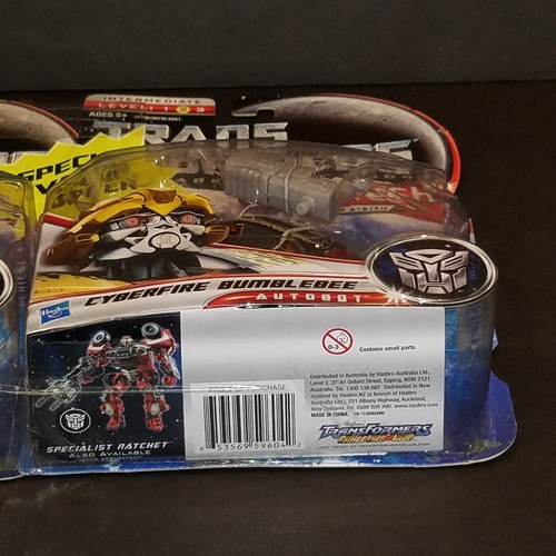 Transformers Dark Of The Moon MechTech Cyberfire Bumblebee & Specialist Ratchet - Picture 14 of 18