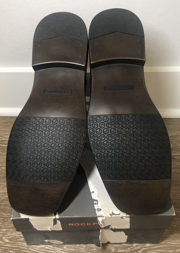 Stivali Rockport Uomo 11 M Chelsea Stivali Pelle Nero Nuovi Con Scatola Cornovaglia APM20531 - Foto 6 di 7
