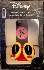 Disney Minnie Mouse Piedi Supporto/Porta Cellulare con Impugnatura Riutilizzabile Decalcomania *NUOVO