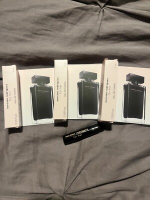 narcisco rodriguez for her eau de parfum travel size .03 fl oz x3 piece lot