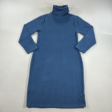 Urban Outfitters Dress Blue Above Knee Turtleneck Long Sleeve Women's XS
