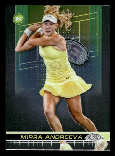 2024 Topps Chrome Tennis MIRRA ANDREEVA RC #81
