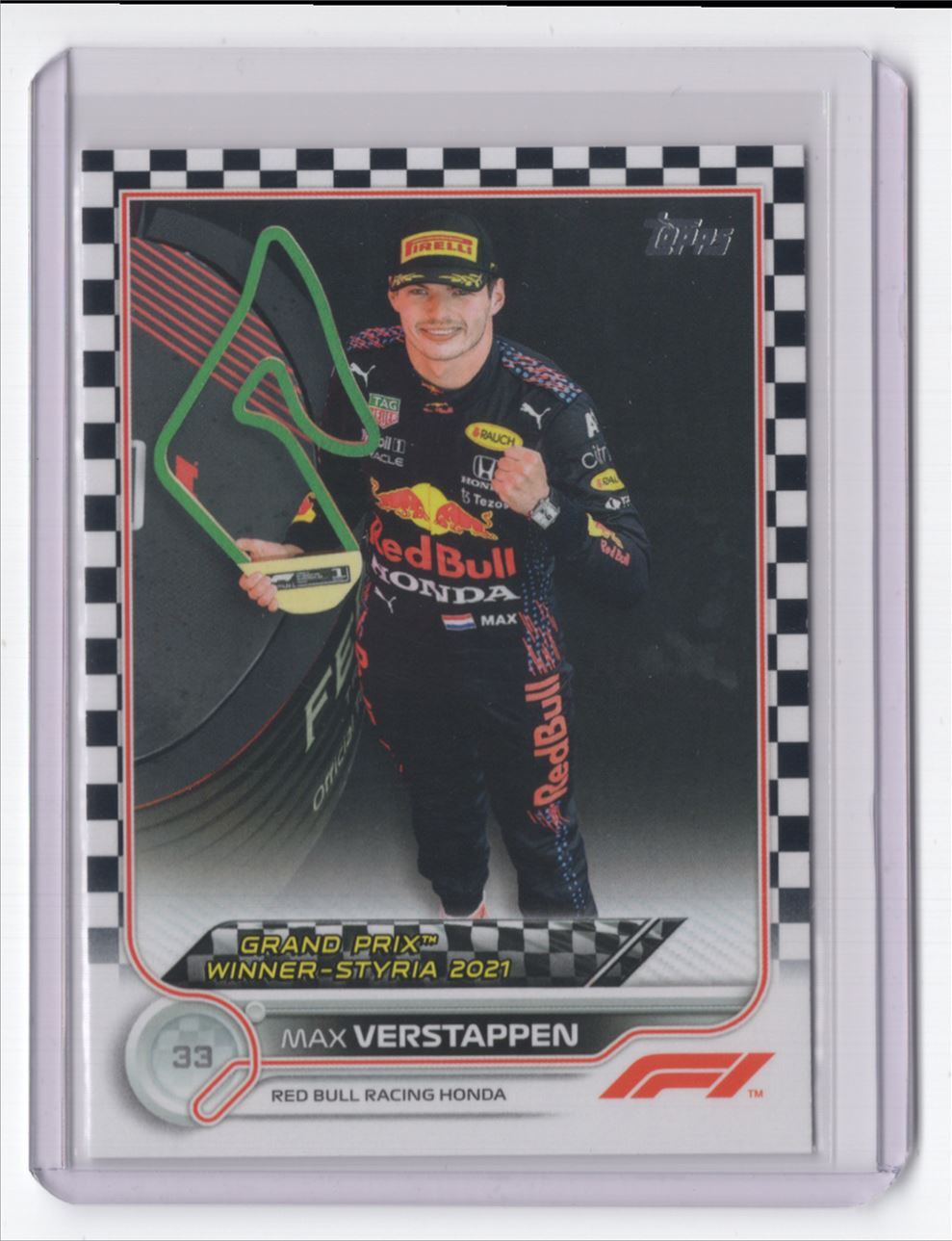 2022 Topps Formula 1 Max Verstappen Red Bull Racing Honda #158