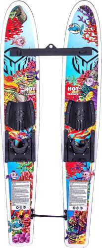 HO Sports Hot Shot Kids Water Ski Trainers with Bar & Rope -48 inches
