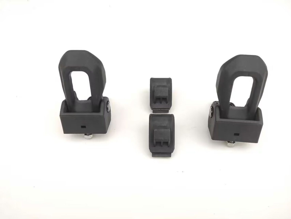 Pair Front Left & Right Hood Latch Catch & Bracket 68240952AF Fits