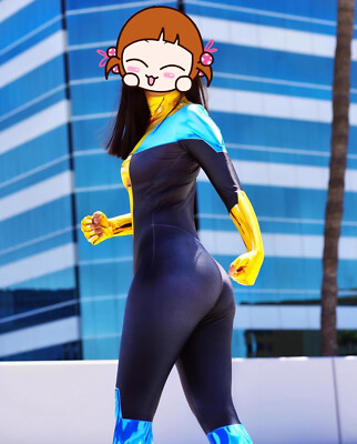 New Invincible Cosplay Jumpsuit Women Bodysuit Girl Costume