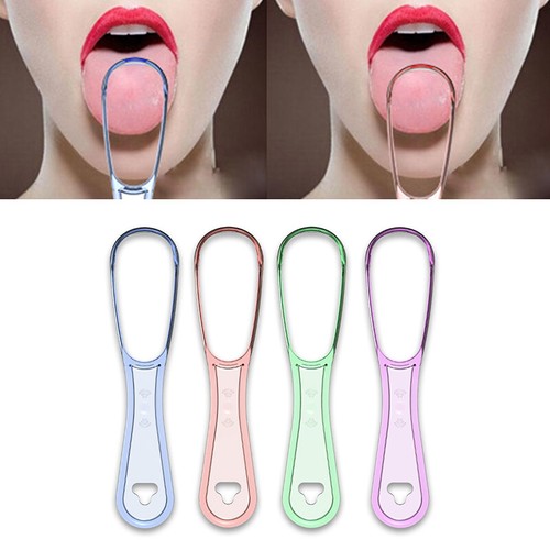 Tongue Scraper Cleaner Stainless Steel Dental Fresh Breath Cleaning Oral Toung · - Picture 7 of 15